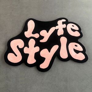 Tapis minimaliste personnalisé surdimensionné à lettre unique noms personnalisés tapis pour chambres d'enfants salon ou <span class=keywords><strong>porte</strong></span> - Product Image 4