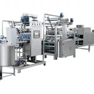 Automatic gummy candy making machine vitamin gummy making machine peanut candy production line