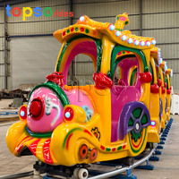 Manège de train sur rail à thème personnalisé pour enfants, pour carnaval et parc extérieur