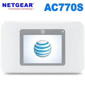 Netgear-enrutador inalámbrico AT&T Aircard, enrutador de bolsillo móvil con batería de 2500 mAh, AC770S, 4G, LTE, PK AC815s