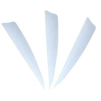 PG1ARCHERY 50 pièces 4 \ "bouclier droit plume de dinde tir à l'arc flèche bricolage empennage pour accessoire de chasse à l'arc traditionnel tir