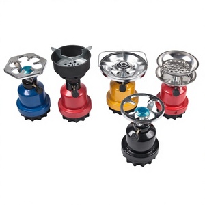 Dispositivo de Hookah Portátil para Exteriores con Tanque de <span class=keywords><strong>Gas</strong></span> de Carbono Desmontable, Estufa de <span class=keywords><strong>Gas</strong></span> con Válvula y Quemador, Juego de Válvulas de Seguridad a Presión para Camping - Product Image 1
