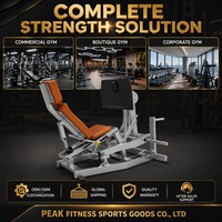 Appareil de musculation professionnel pliable à charge libre pour presse à jambes, capacité 1,6T, pour usage commercial en salle de sport