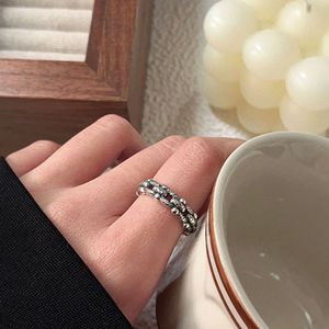 Yinruitai S925 Sterling <b>Silver</b> Horseshoe <b>Ring</b> Unisex Vintage Open Design Index Finger Jewelry Everyday Wear - Product Image 3
