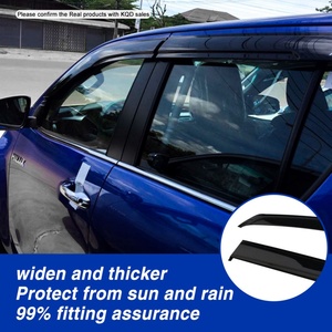 Déflecteurs de voiture personnalisés KQD, pare-pluie, pare-vent, pare-soleil pour Toyota Yaris Cross 2022 2023-2024 - Product Image 2