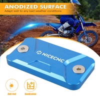 Couvercle de bouchon de pompe de réservoir de liquide de frein avant NiceCNC pour Yamaha YZ 65 2018-2022 2023 YZ125 YZ250 2001-2007 YZ250F 2001-2006