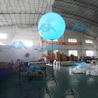 Vente chaude Publicité Extérieure Gonflables Ballon Lumineux LED avec Support Affichage Gonflable Innovant