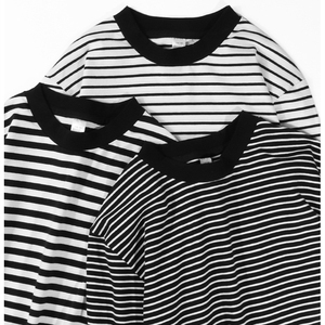 RUICHI T-<span class=keywords><strong>shirt</strong></span> rayé à manches longues pour homme et femme, chemise marin en tissu épais et doux, haut décontracté basique pour le printemps et l'automne - Product Image 1