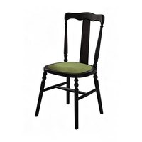 Meubles de salle à manger commerciaux français vintage, table ronde élégante de style bistrot et chaise de salle à manger classique pour boutique de desserts