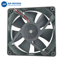 Ventilateur de refroidissement CC AM12025H12 120x120x25mm 12V à palelettes réglables, roulement à billes, faible bruit pour alimentation électrique, onduleur, OEM/ODM personnalisé