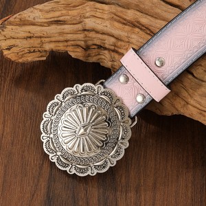 Retro stoere epoxyhars legering gespsluiting casual riem voor heren/dames; Denim stijl riem 2-4cm breed, veelzijdig voor jeans & rokken - Product Image 4