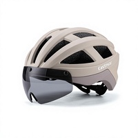 Casques de vélo magnétiques anti-chocs transfrontaliers en matériau PCEPS, demi-casques pour adultes hommes et femmes
