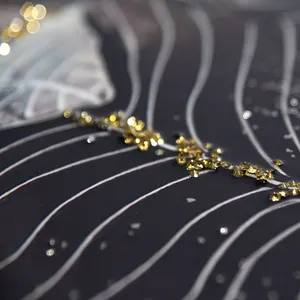 Tùy chỉnh thiết kế UV in 3D trang trí nội thất chuối lá kim cương pha lê vải không thấm nước hiện đại độ nét cao nghệ thuật bức tranh tường - Product Image 2