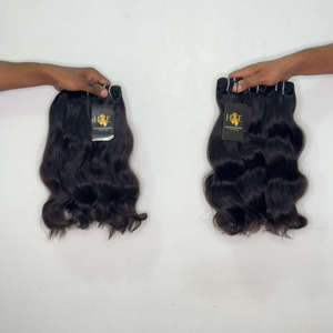 ผมธรรมชาติมัดผมหยักศกแบบอินเดียสำหรับต่อผมบริสุทธิ์ - Product Image 1