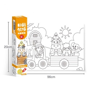 Rouleau de <span class=keywords><strong>papier</strong></span> <span class=keywords><strong>à</strong></span> dessin auto-adhésif pour enfants, rouleau de <span class=keywords><strong>papier</strong></span> <span class=keywords><strong>à</strong></span> dessin auto-adhésif pour bricolage, peinture, <span class=keywords><strong>papier</strong></span> <span class=keywords><strong>à</strong></span> dessin pour enfants, 6 thèmes différents - Product Image 4