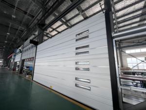 Rideau PVC à cadre en acier, empilage automatique de <span class=keywords><strong>porte</strong></span> de Garage d'<span class=keywords><strong>avion</strong></span> - Product Image 4