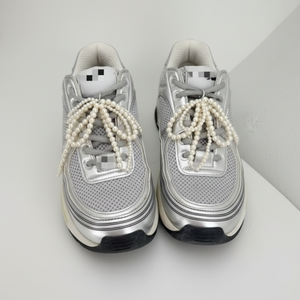 Shinku 2P Set lacci scarpe da ginnastica con nastro di perle - Product Image 1