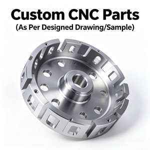 Cesta de Embrague de Aluminio CNC Personalizada de Precisión 7075 para Carreras, Carcasa de Jaula Fresada y Torneada de Precisión para Robot y Motocicleta - Product Image 1
