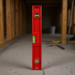 Nivelador de doble base Tmlh-3205 de 48 pulgadas de aluminio con vial para fontanería y construcción - Product Image 3