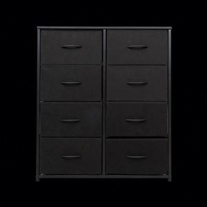 Commode autoportante moderne en tissu pour salon, durable, avec panneaux en MDF et acier inoxydable, en pin, disponible en plusieurs couleurs - Fournisseur en gros - Product Image 1
