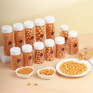 Premium <strong>Gold</strong> Sugar Sprinkles Multiple Sizes Brownie <strong>Cake</strong> Decorating Candy Pearls Professional Donuts Cookie Cupcake <strong>Toppings</strong> - Product Image 1