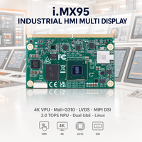 Module système embarqué (SOM) I.MX95 SMARC Linux avec HMI industriel multi-affichage 4K, VPU Mali G310, LVDS, MIPI DSI 2.0, NPU 2.0 TOPS et double Gigabit
