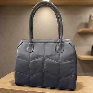 Bolso de Mano de Cuero Genuino para Mujer, con Cierre, 3L+, Gran Capacidad, Ecológico, Impermeable, con Correa Cruzada Suave, Venta al Por Mayor - Product Image 4