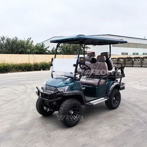 Voiturette de golf de haute qualité à plusieurs places avec une grande hauteur au sol pour les excursions en extérieur et en station balnéaire - Product Image 1