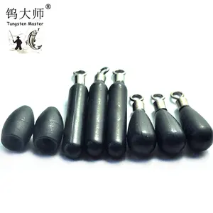 Fishing Sinker Price Custom Manufacture Various Sizes And Colors Tungsten Fishing Pitching Flipping Sinker Bullet Weight