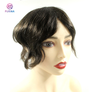 Parrucchino da Uomo 2022 con Clip, 100% <span class=keywords><strong>Capelli</strong></span> Umani Brasiliani, 6*9.5 Pollici, <span class=keywords><strong>Extension</strong></span> di <span class=keywords><strong>Capelli</strong></span> Umani - Product Image 4