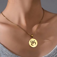 Collier pendentif grenouille et fleurs d'hibiscus plaqué or 18 carats, en acier inoxydable, bijoux portoricains pour femmes - Vente chaude