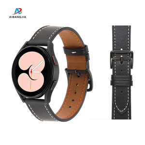 <span class=keywords><strong>Correa</strong></span> de reloj de cuero genuino de lujo para <span class=keywords><strong>Samsung</strong></span> <span class=keywords><strong>Galaxy</strong></span> <span class=keywords><strong>Watch</strong></span> 7 6 5 <span class=keywords><strong>4</strong></span> Mujeres Hombres Pulsera de repuesto <span class=keywords><strong>Correa</strong></span> - Product Image 1