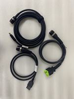 Vocom2 VOCOM II 88890253/88890313/88890306 Juego de Cables Lector de Códigos OBD2 con Conector Verde para Camiones de Trabajo Pesado FM13 12-24V