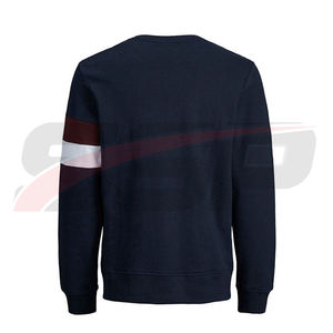Sweat-shirt à manches longues et séchage rapide pour homme en coton fabriqué au Pakistan avec logo personnalisé de style unique - Product Image 2