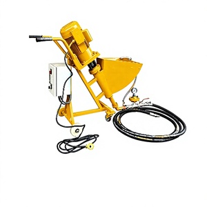 Electric Grout Pump with Motor and Hose for <b>Spraying</b> in Construction - Product Image 1