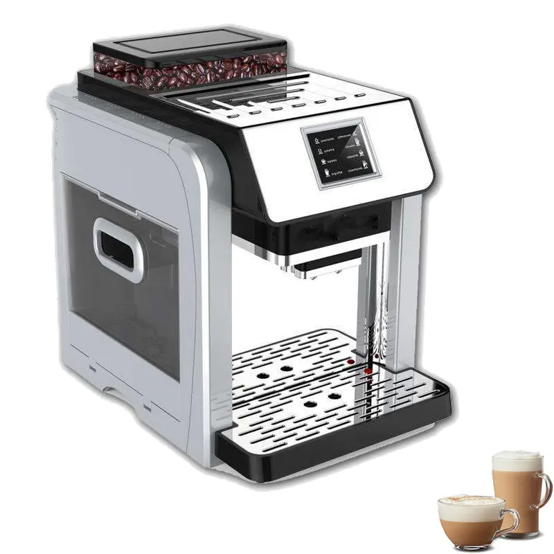 Venda quente 19bar itália fácil de operar, um toque cappuccino e latte máquina de café totalmente automática para uso em casa