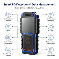 Detector de descargas parciales portátil multimodo, probador de descargas parciales integrado, reconocimiento inteligente de defectos, generación de informes con un solo clic