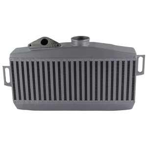 High Performance TMIC Top-Mount Intercooler for 2008-15 Subaru WRX STI Silver - Product Image 3