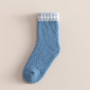 <span class=keywords><strong>Calcetines</strong></span> deportivos negros clásicos lisos térmicos para correr, caja de forro polar de Coral personalizada, en Stock, 2025 - Product Image 4