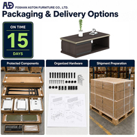 Bureau de direction moderne en MDF avec tiroirs pliables, montage facile, design durable pour villa et immeuble de bureaux