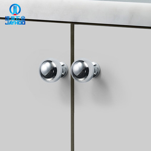 JAYHOO Brass Round Ball Cabinet Knobs French Style Durable Modular Installation for Wardrobe and Cabinet Doors - Product Image 2