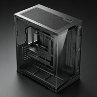 Boîtier d'ordinateur ATX Mid Tower Meway 445B-Top Mount, très vendu, en acier SPCC avec panneau latéral en verre trempé, 7 emplacements d'extension, compatible avec les processeurs longs