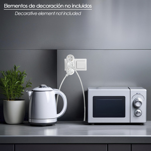 Adattatore triplo Schuko dritto 16A. 250V. - Product Image 4