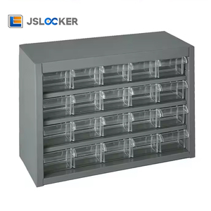 Jslocker התאמה אישית מחיר זול סדנה כלי אחסון רב פלסטיק מגירות שטח מארגן פלדה חלקי חילוף אחסון - Product Image 5