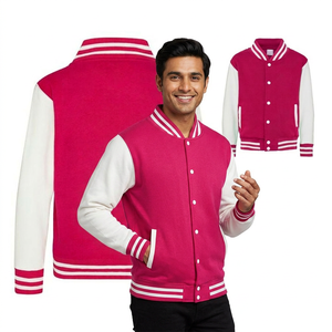 Veste universitaire décontractée personnalisée pour hommes Manteau de baseball coupe ample Patch Letterman CollegeBaseballjacket pour hommes - Product Image 1