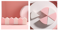2022 fond de teint cosmétique poudre bouffée pot motif maquillage éponge mélangeur doux produit de beauté avec logo d'outils personnalisés