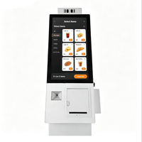 Kiosque de paiement en libre-service de 15,6 pouces avec écran tactile et terminal de point de vente pour la vente au détail, les restaurants et les centres commerciaux avec lecteur de carte NFC