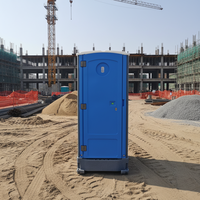 Toilettes portables de construction de haute qualité en HDPE avec grand réservoir d'eau à vendre