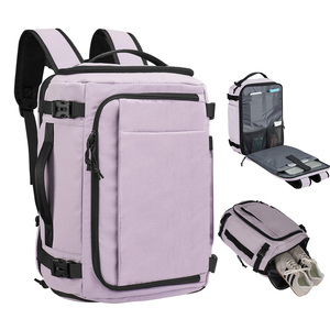 Sac à dos de voyage unisexe, sac à dos décontracté pour le quotidien avec poche sèche et humide, sac à dos d'affaires imperméable pour ordinateur portable - Product Image 1