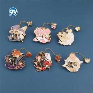 Genshined เข็มโลหะกระทบ Zhongli VENTI Xiao เข็มกลัดอะนิเมะตัวละครในเกม - Product Image 2